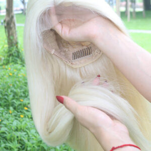 Wig - Peruca loira sintética